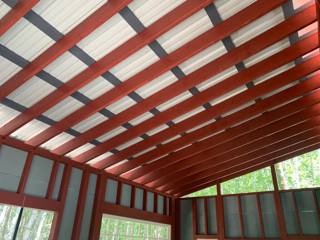 Ceiling of Cabin in Hudson, Maine